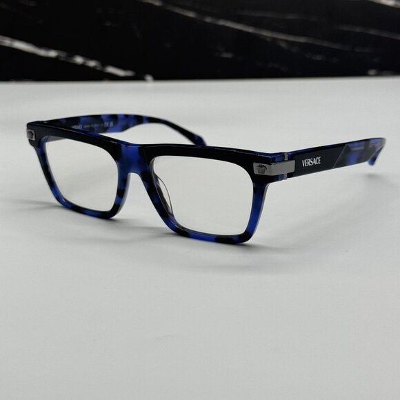 NEW VERSACE VE3354 5460 MEN BLACK/BLUE EYEGLASSES VERSACE - Picture 2 of 9